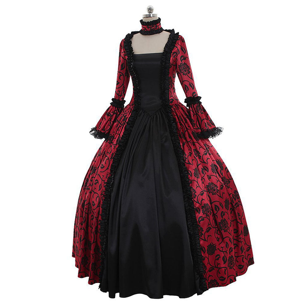 Victorian Dress, Ball Gown/Costume (Red, Green, Blue, Purple)