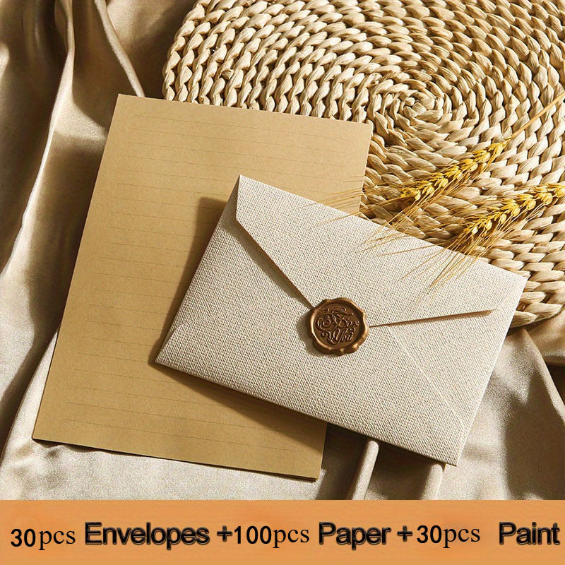 Vintage Envelopes with Wax Seal