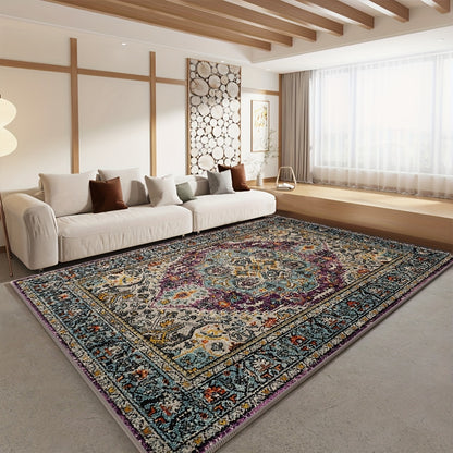 1pc Washable Nordic Style Area Rug - Soft, Vintage, Victorian