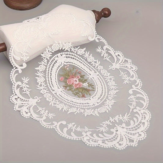 1pc Elegant Handmade Lace Placemats for Vintage French Style Home Decor
