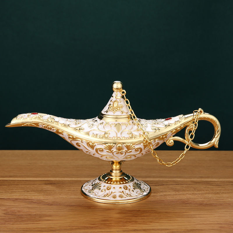 Vintage Mini Tabletop Wishing Lamp- Decor