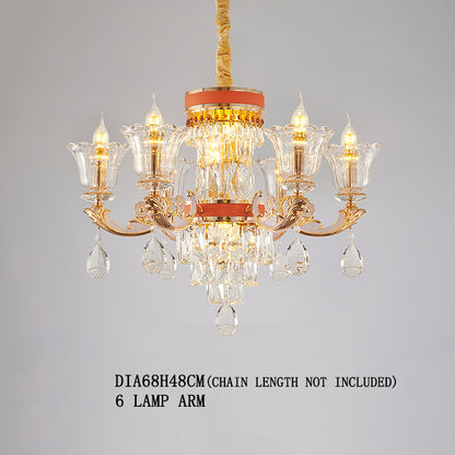 Luxury Villa Crystal Chandelier, Classic Victorian, European Style