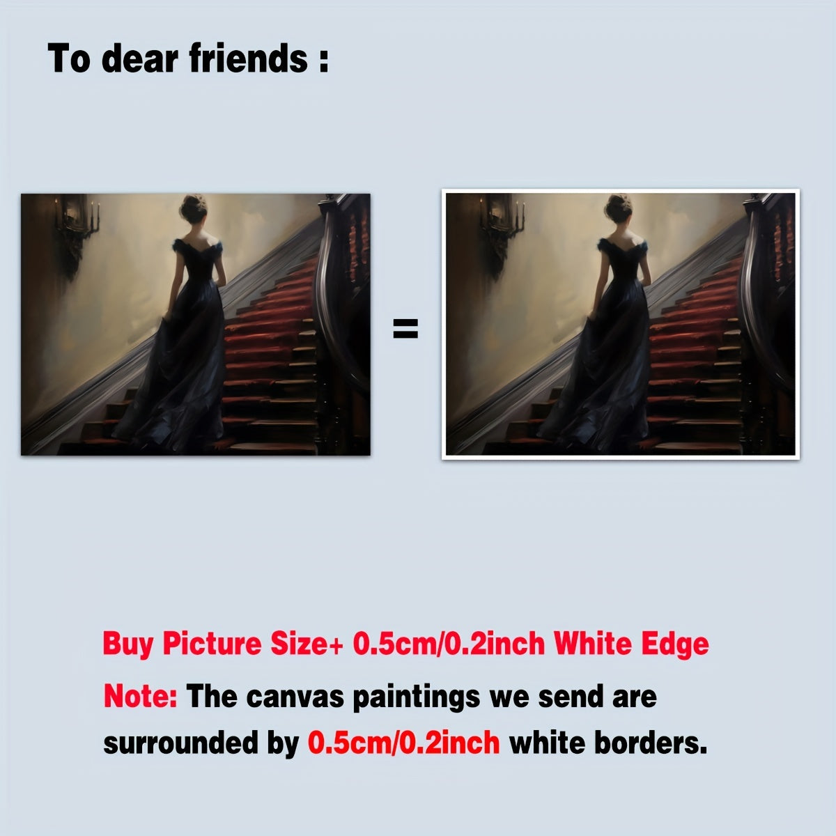 Victorian Abstract Woman Portrait Canvas Art Print