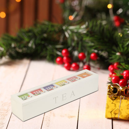 Wooden Tea Coffee Sugar Storage Box