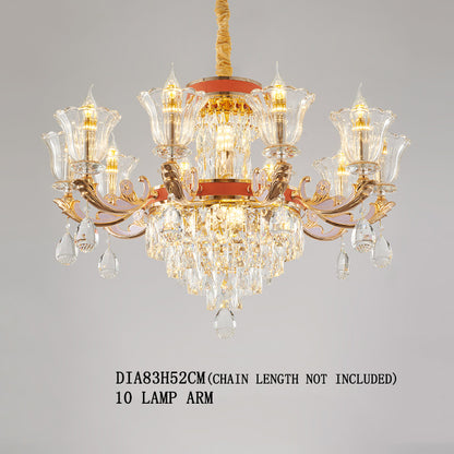 Luxury Villa Crystal Chandelier, Classic Victorian, European Style