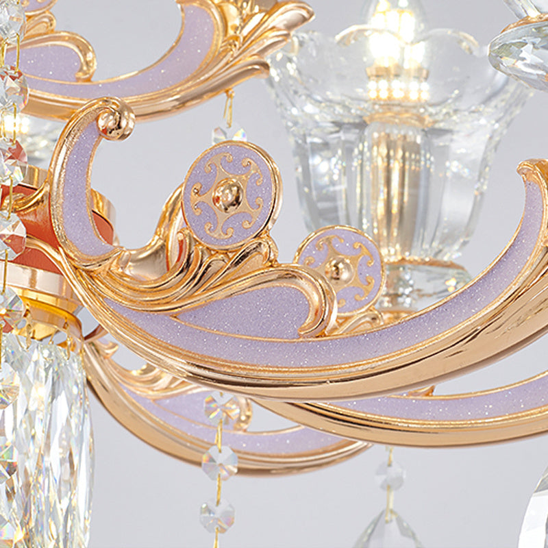 Luxury Villa Crystal Chandelier, Classic Victorian, European Style