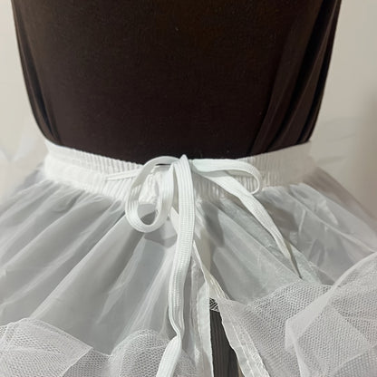 Adjustable Six Hoop Skirt for Ball or Wedding Gown