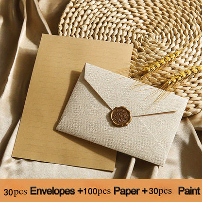 Vintage Envelopes with Wax Seal