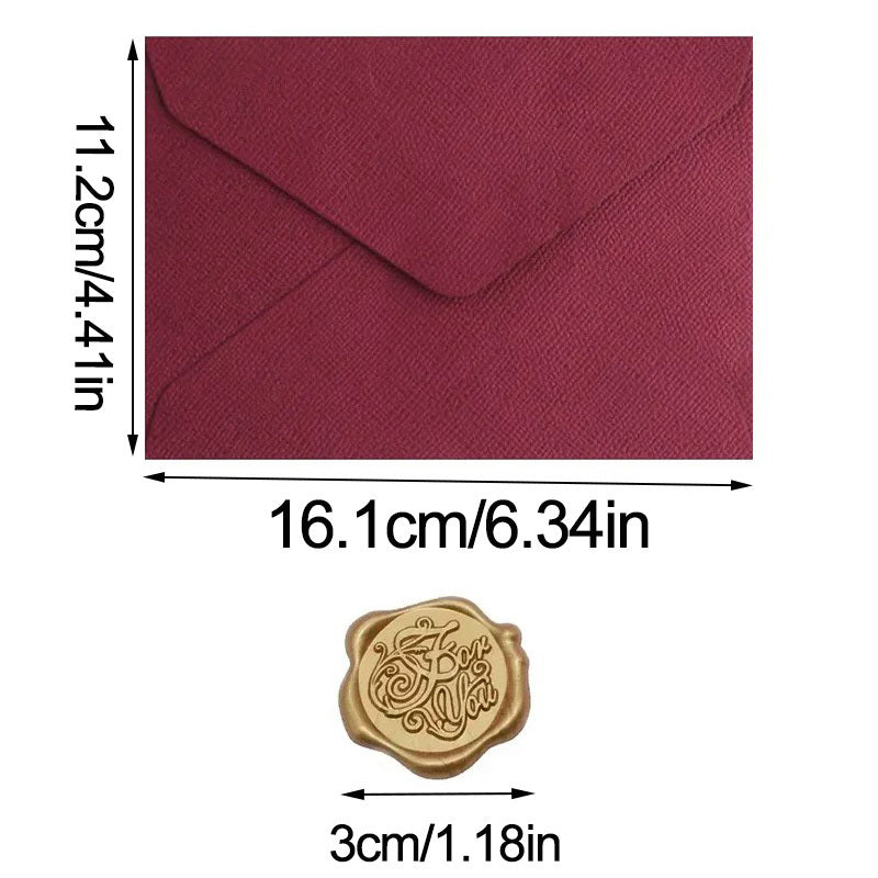 Vintage Envelopes with Wax Seal
