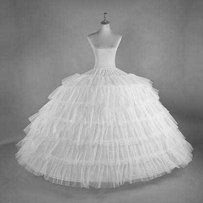 Adjustable Six Hoop Skirt for Ball or Wedding Gown