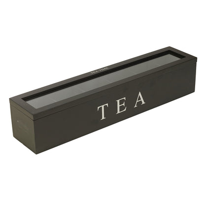 Wooden Tea Coffee Sugar Storage Box