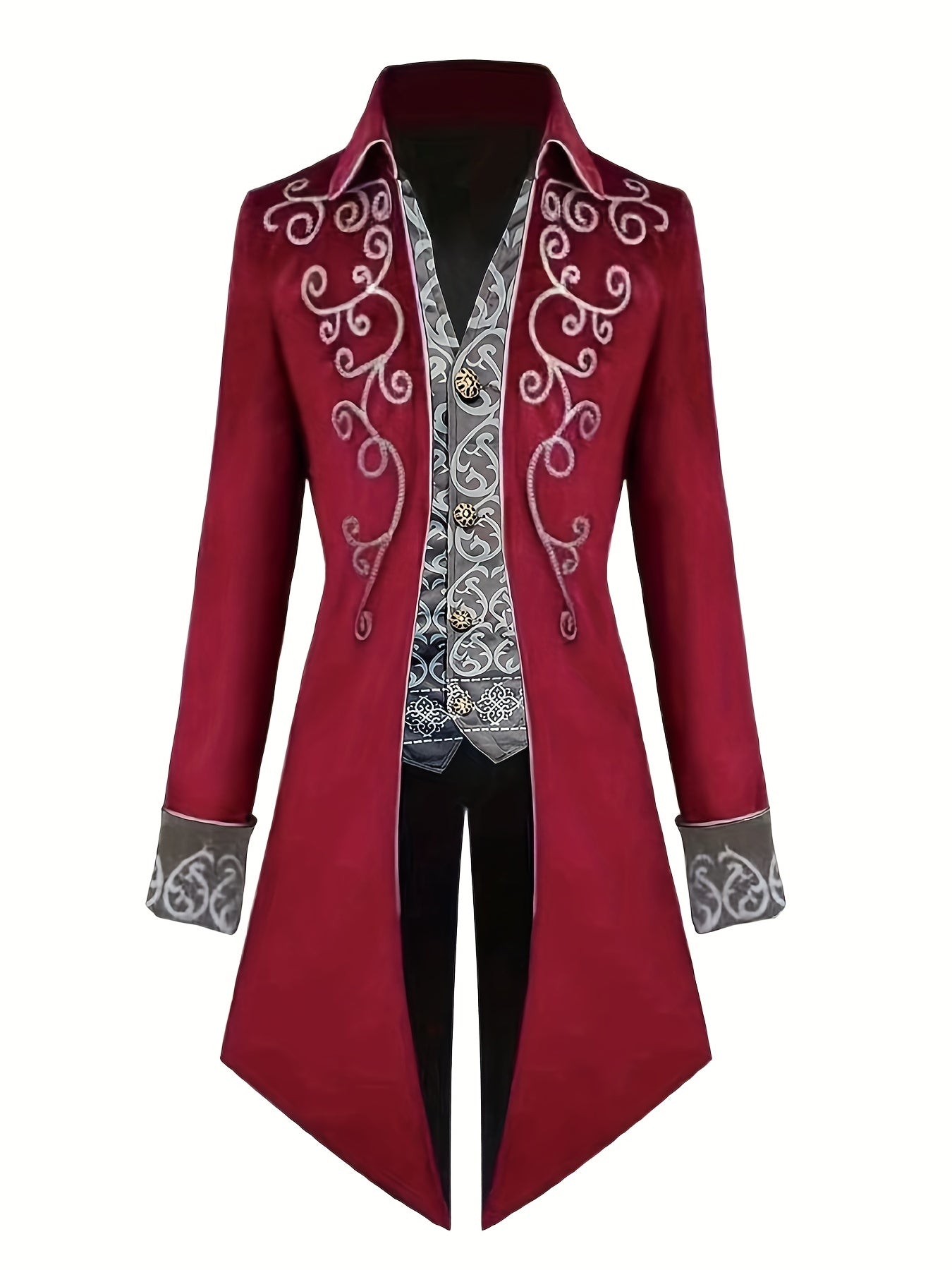 Men's Steampunk Victorian Jacket - Historical Costume Tailcoat