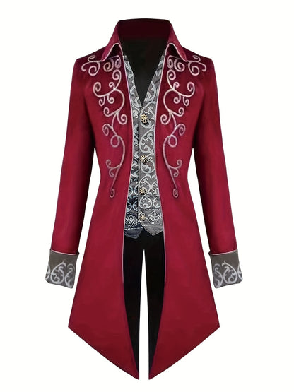 Men's Steampunk Victorian Jacket - Historical Costume Tailcoat