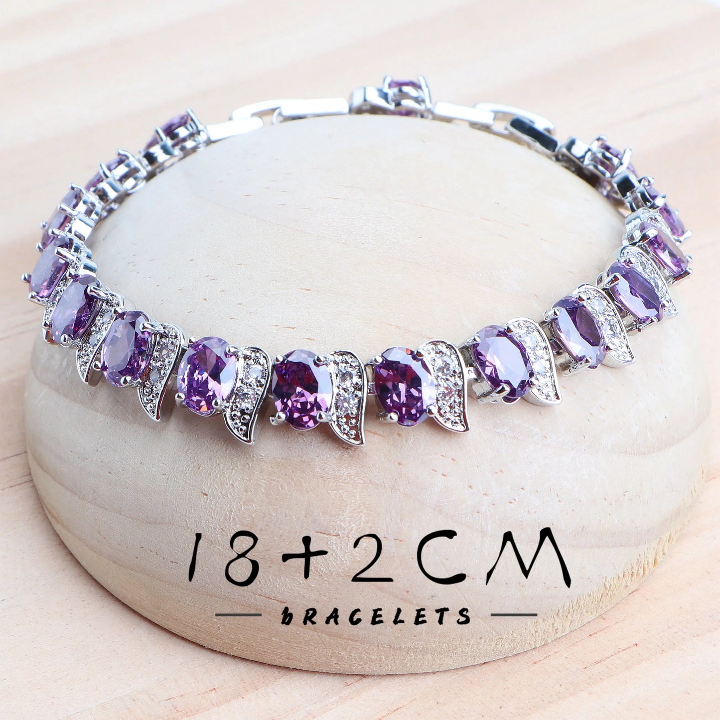 Elegant Silver Jewelry Sets with Colorful Stones