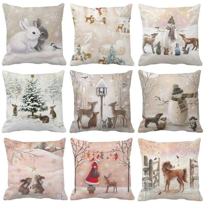 45cm Christmas Pillowcase Christmas Decorations for Home New Year 2021 Christmas Home Decorations Christmas Gift Natale Navidad