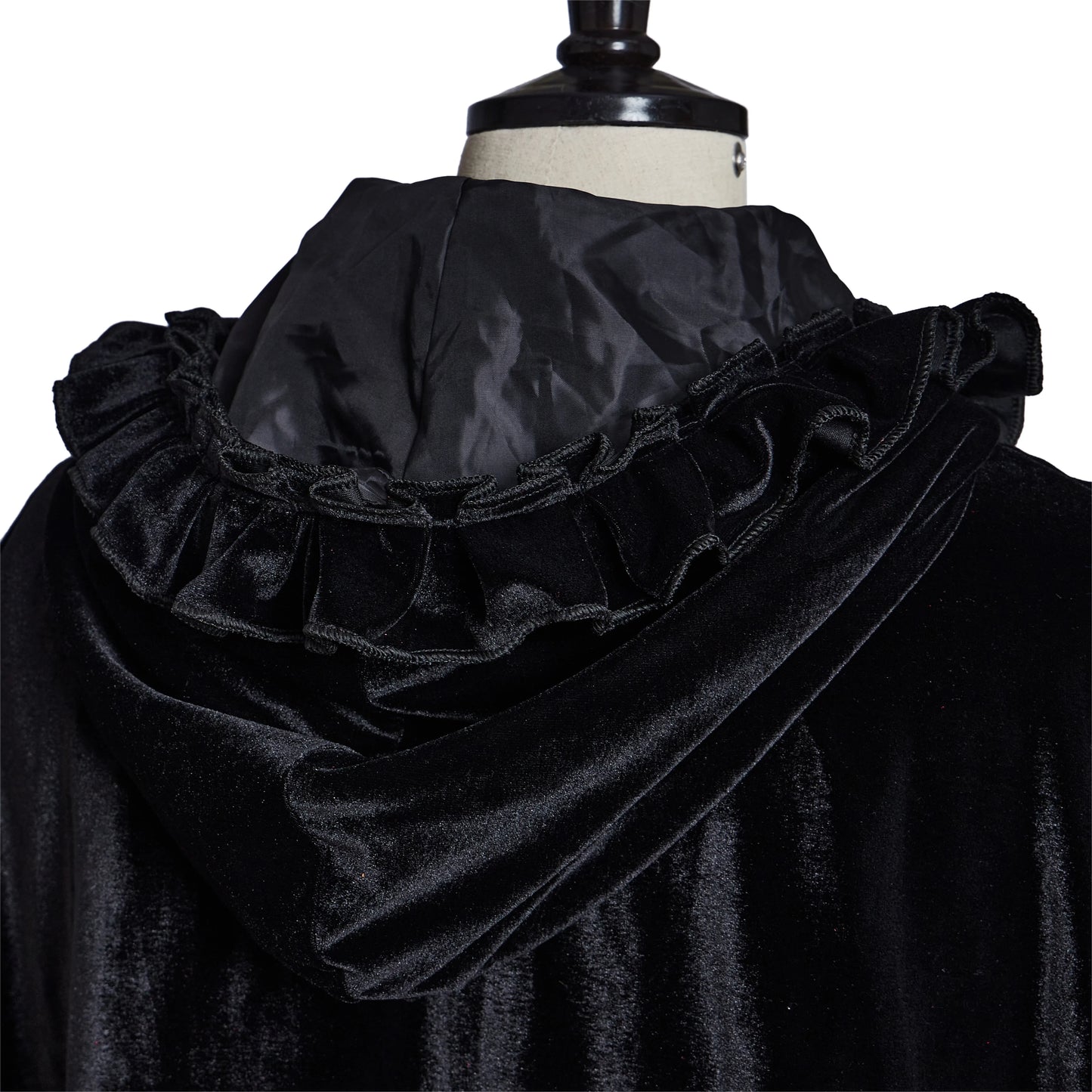 Victorian Cloak, Ruffled Edge, Medieval Short Cape