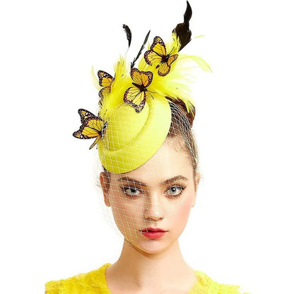 Elegant Butterfly Fascinator Hat for Events