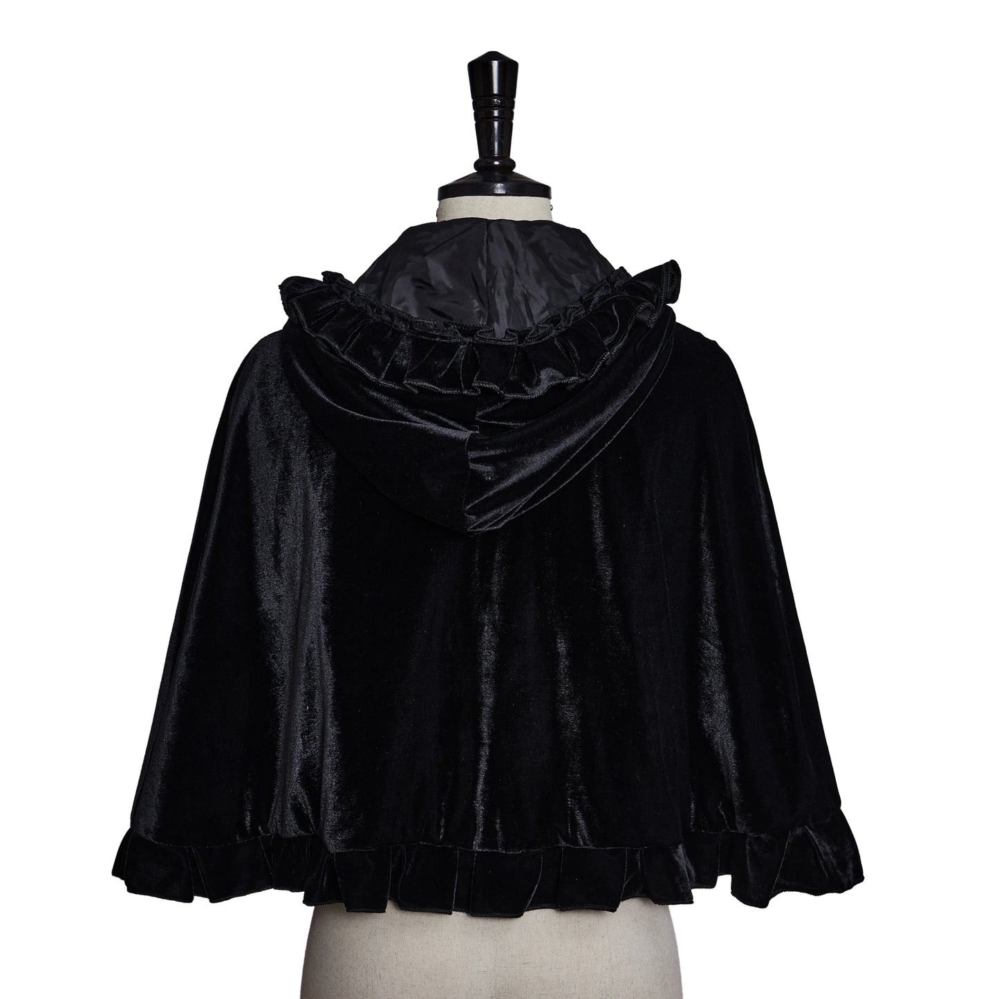 Victorian Cloak, Ruffled Edge, Medieval Short Cape