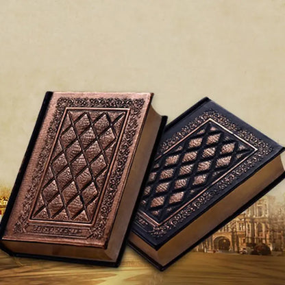 Vintage Leather Diary Notebook - Travel Journal