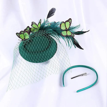 Elegant Butterfly Fascinator Hat for Events
