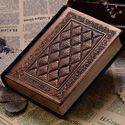 Vintage Leather Diary Notebook - Travel Journal