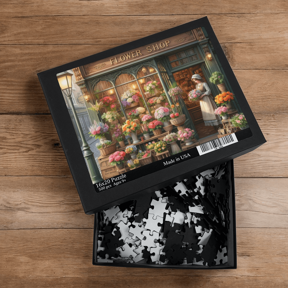 Victorian Flower Shop Puzzle (16x20in., 500 pieces)