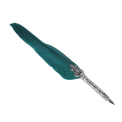 Retro Quill Feather Writing Pen Gift Box Set