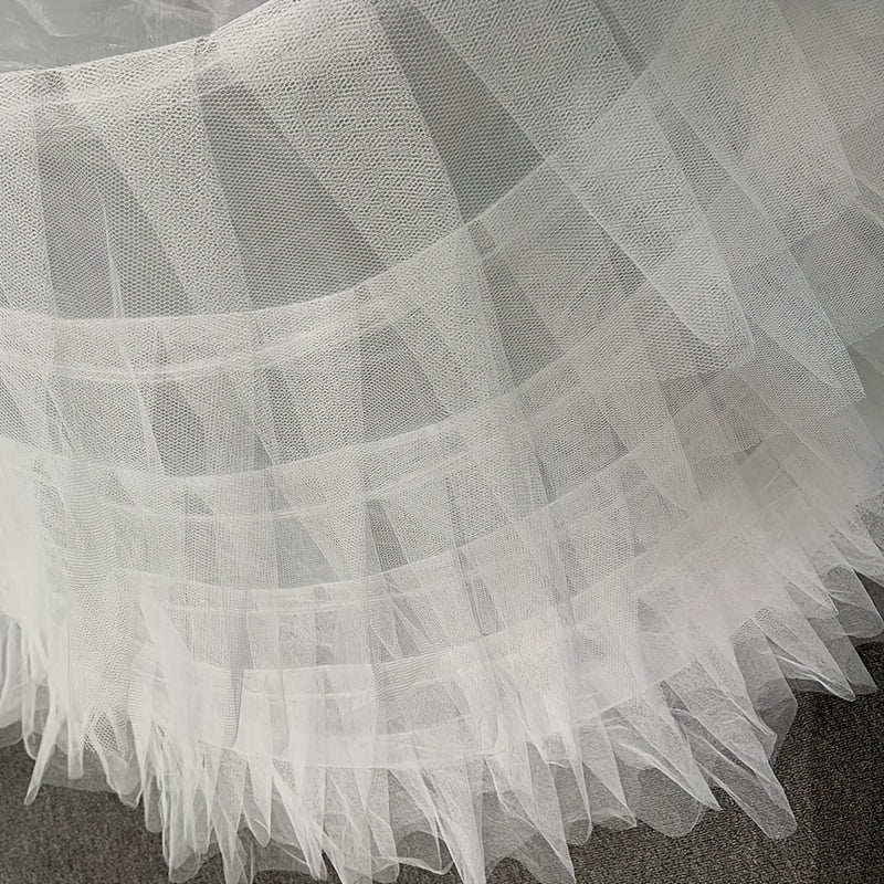 Adjustable Six Hoop Skirt for Ball or Wedding Gown