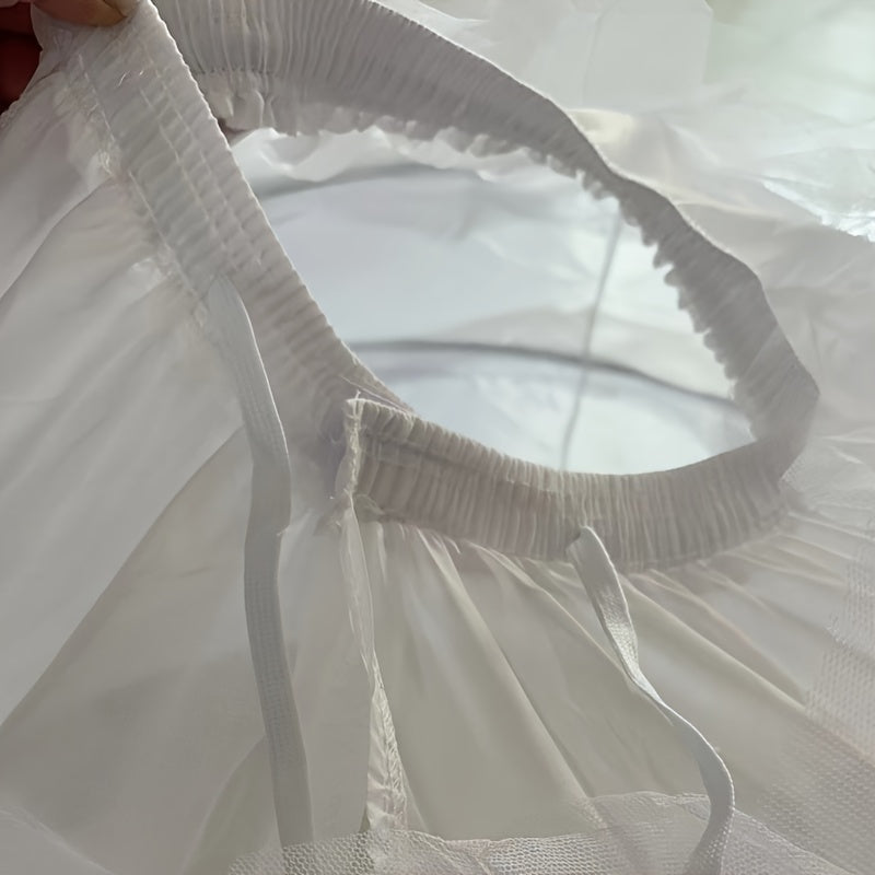 Adjustable Six Hoop Skirt for Ball or Wedding Gown